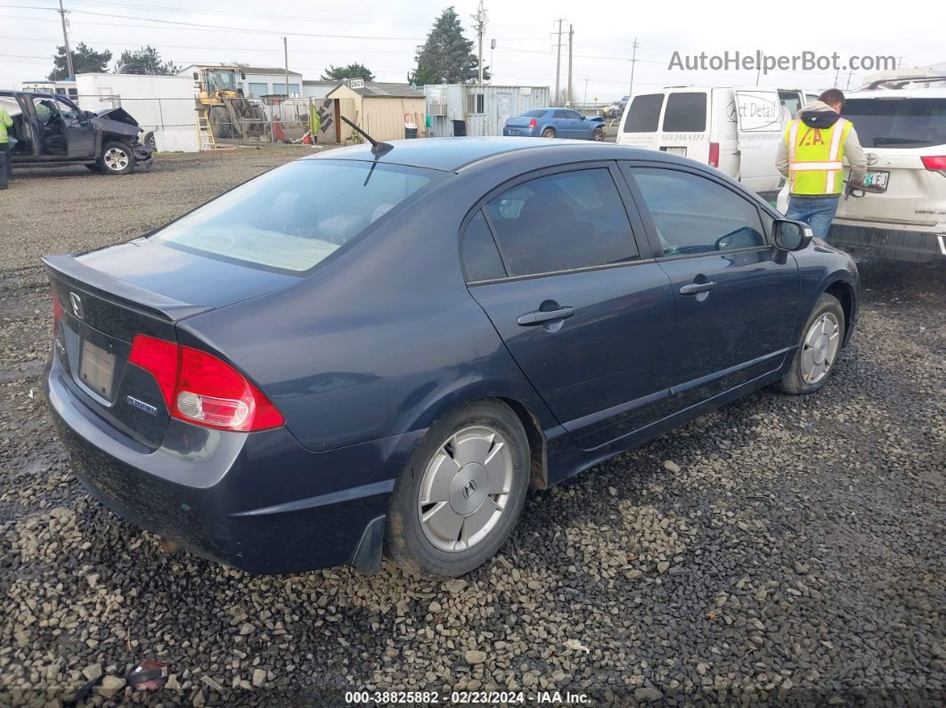 2006 Honda Civic Hybrid   Синий vin: JHMFA36246S009250