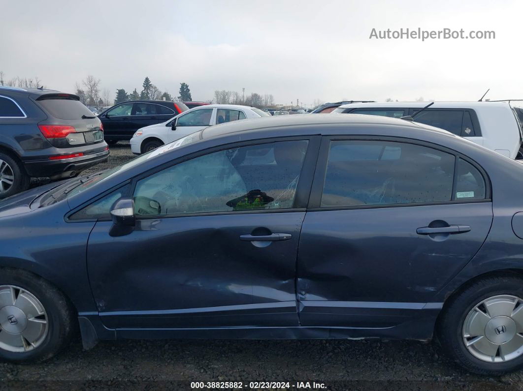 2006 Honda Civic Hybrid   Blue vin: JHMFA36246S009250