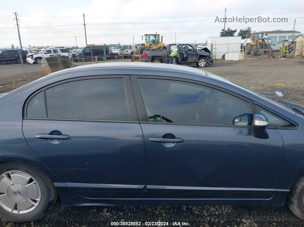 2006 Honda Civic Hybrid   Blue vin: JHMFA36246S009250