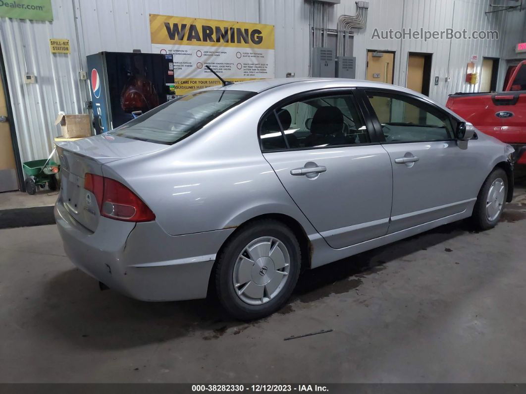 2006 Honda Civic Hybrid   Silver vin: JHMFA36246S014996