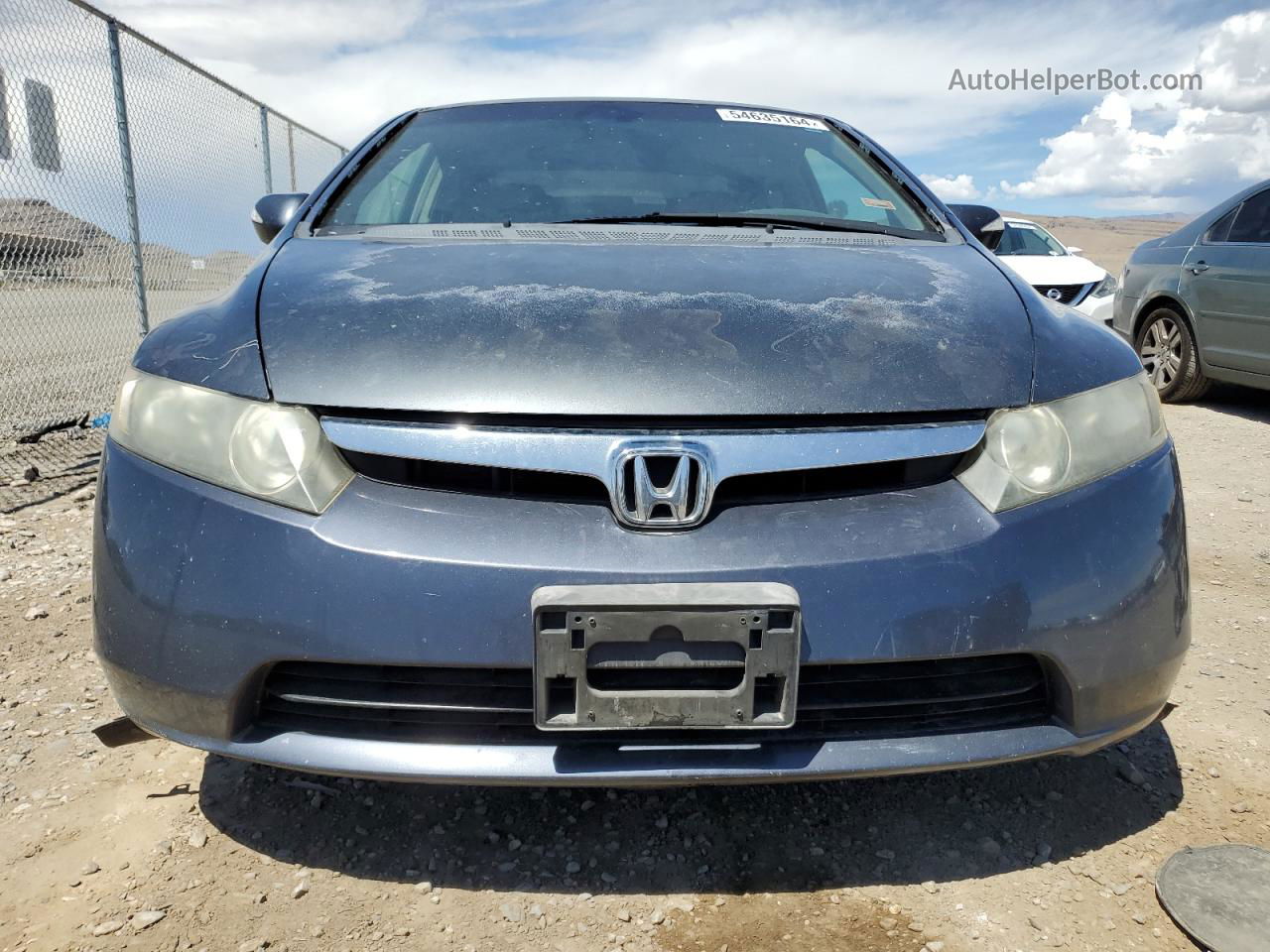 2006 Honda Civic Hybrid Синий vin: JHMFA36246S015047