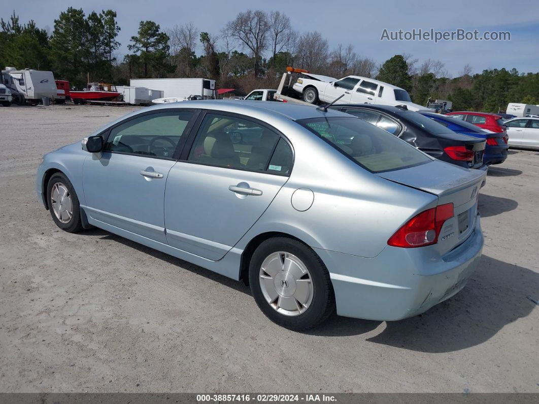 2006 Honda Civic Hybrid   Light Blue vin: JHMFA36246S021480