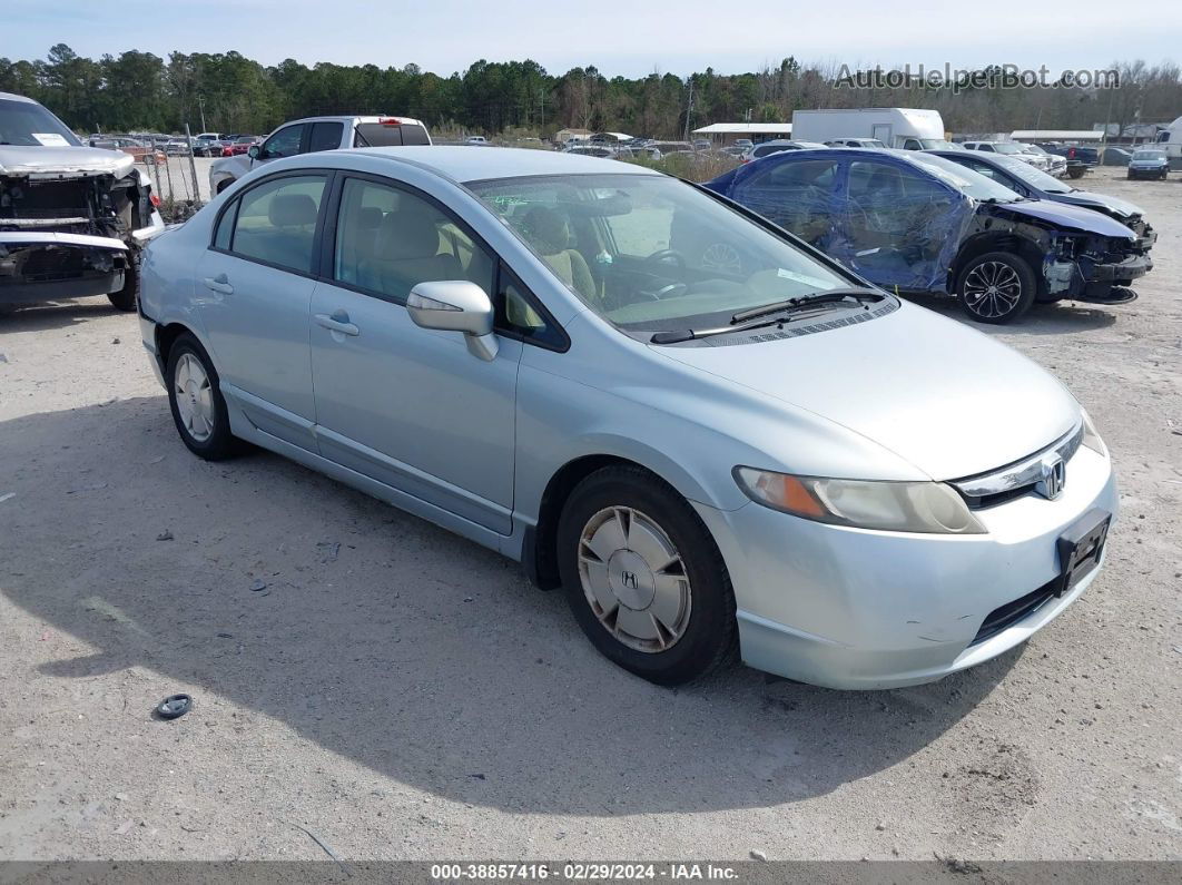 2006 Honda Civic Hybrid   Light Blue vin: JHMFA36246S021480