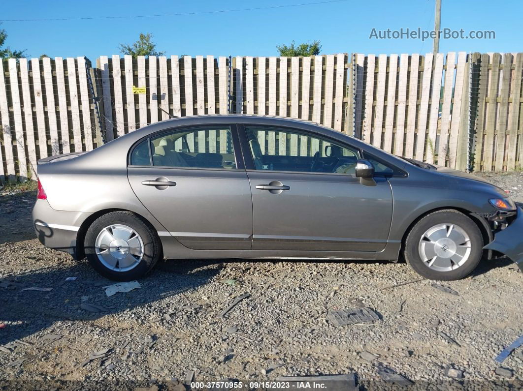 2006 Honda Civic Hybrid   Бежевый vin: JHMFA36246S026596