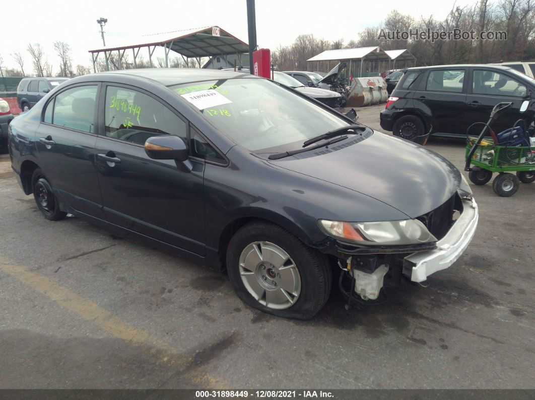 2006 Honda Civic Hybrid Gray vin: JHMFA36246S026789