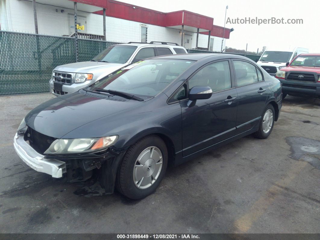 2006 Honda Civic Hybrid Gray vin: JHMFA36246S026789