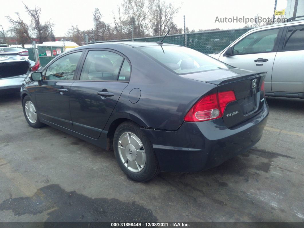 2006 Honda Civic Hybrid Gray vin: JHMFA36246S026789