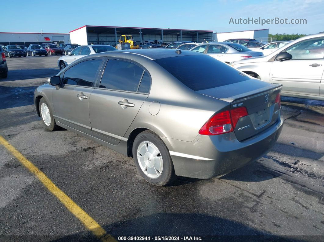 2006 Honda Civic Hybrid   Gray vin: JHMFA36246S028056