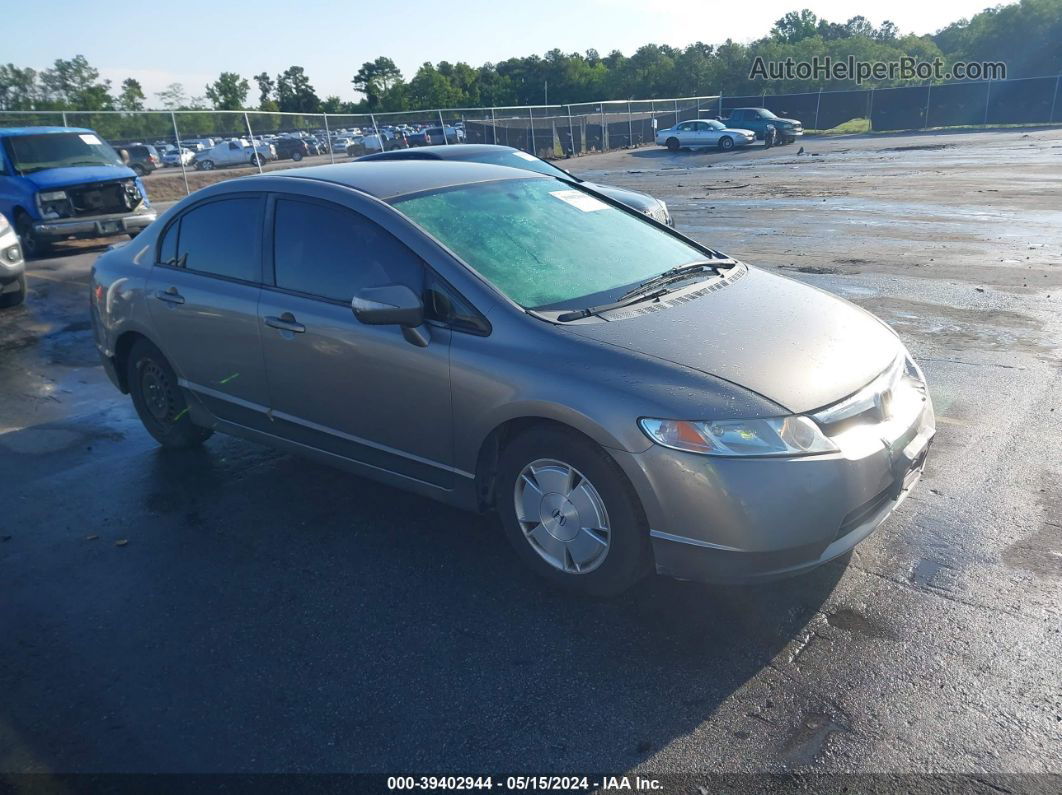 2006 Honda Civic Hybrid   Gray vin: JHMFA36246S028056