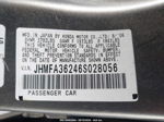 2006 Honda Civic Hybrid   Gray vin: JHMFA36246S028056