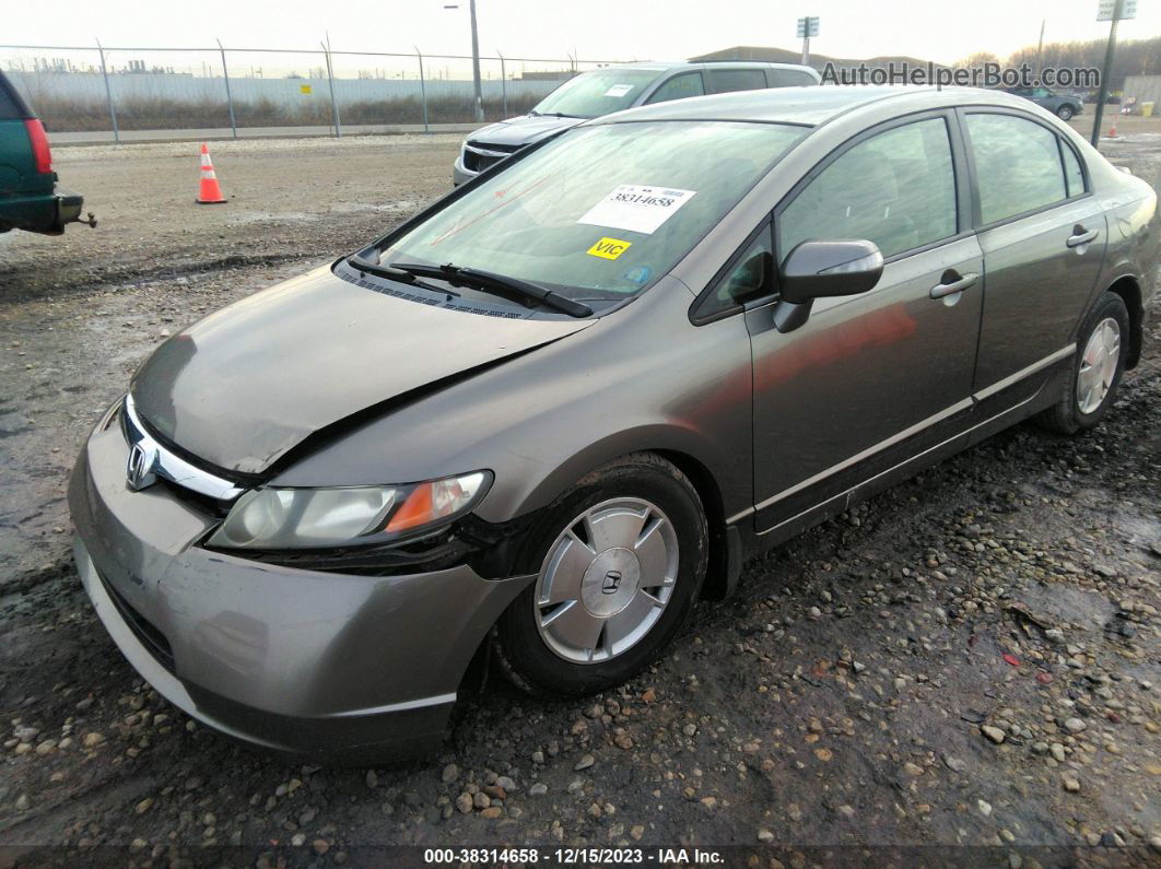 2006 Honda Civic Hybrid   Желто-коричневый vin: JHMFA36246S030356