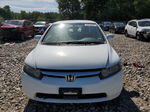 2008 Honda Civic Hybrid White vin: JHMFA36248S020462