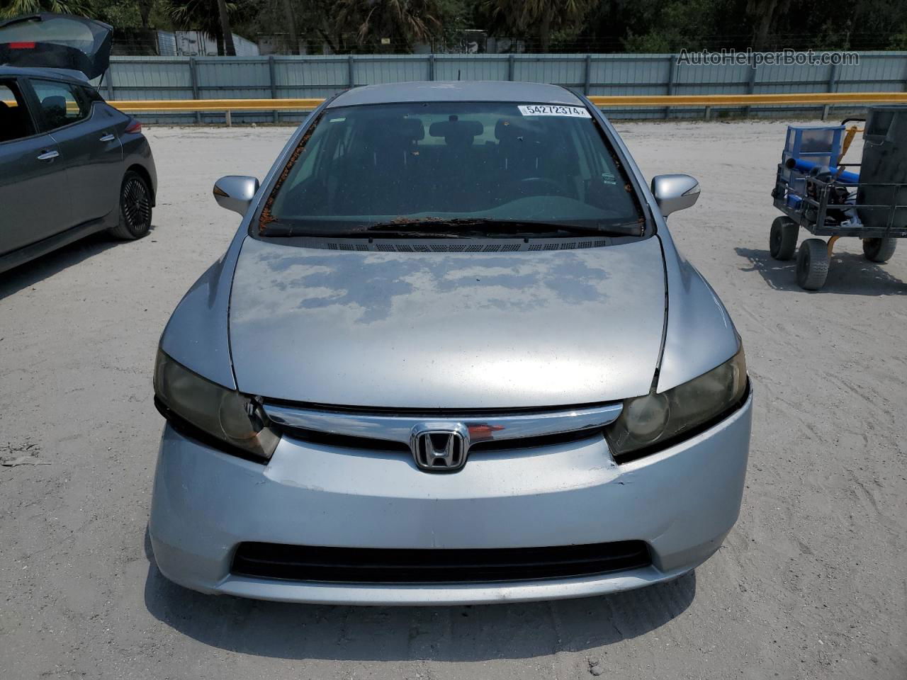 2008 Honda Civic Hybrid Silver vin: JHMFA36248S030974