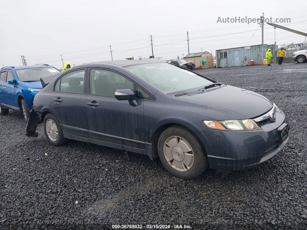 2006 Honda Civic Hybrid   Gray vin: JHMFA36256S003635