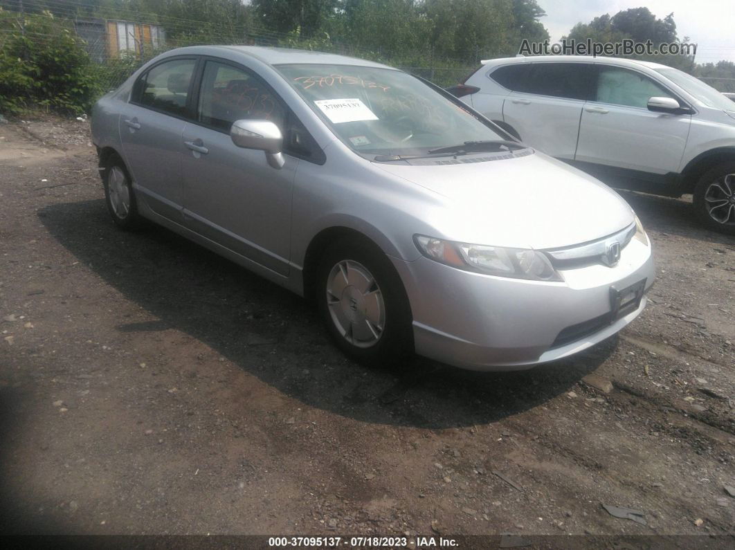 2006 Honda Civic Hybrid   Silver vin: JHMFA36256S003702