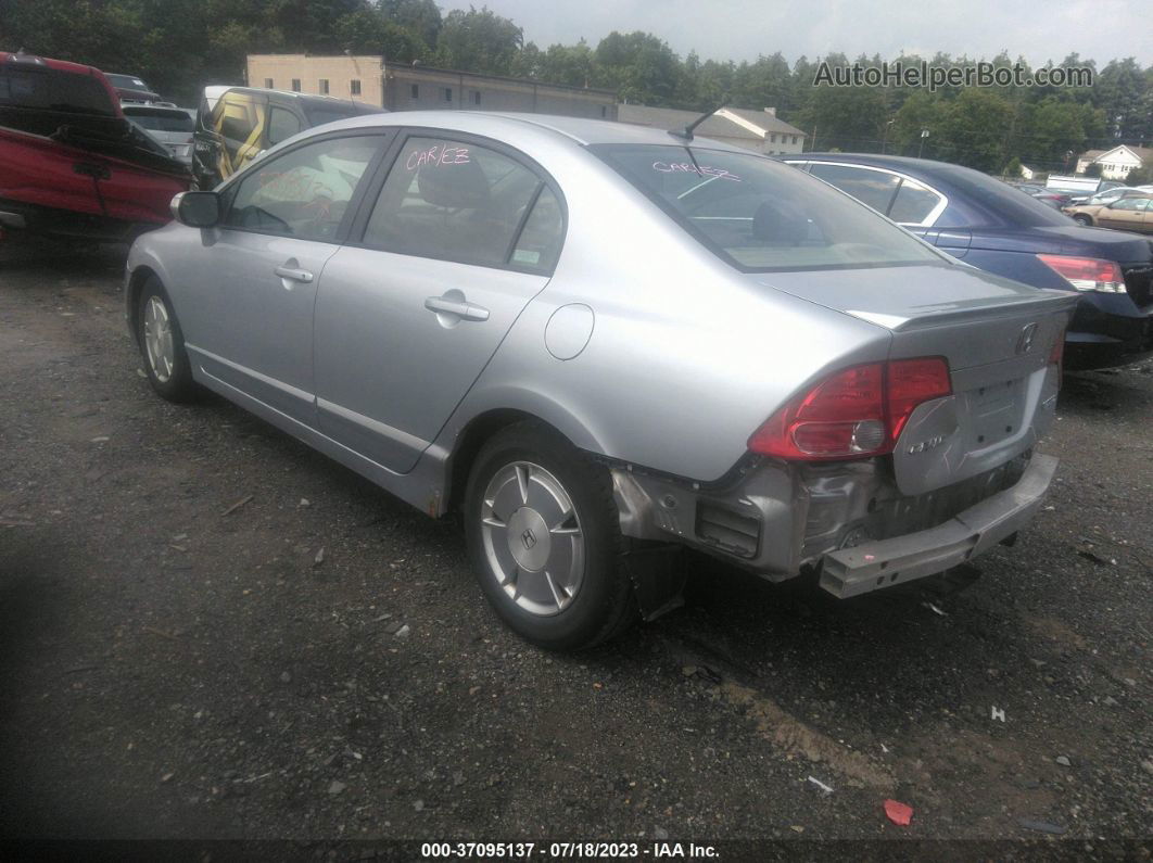 2006 Honda Civic Hybrid   Silver vin: JHMFA36256S003702