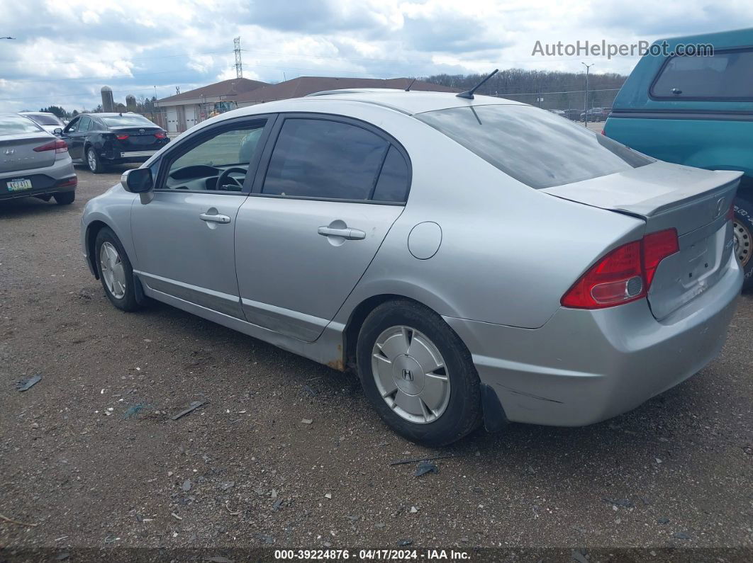 2006 Honda Civic Hybrid   Gray vin: JHMFA36256S010505