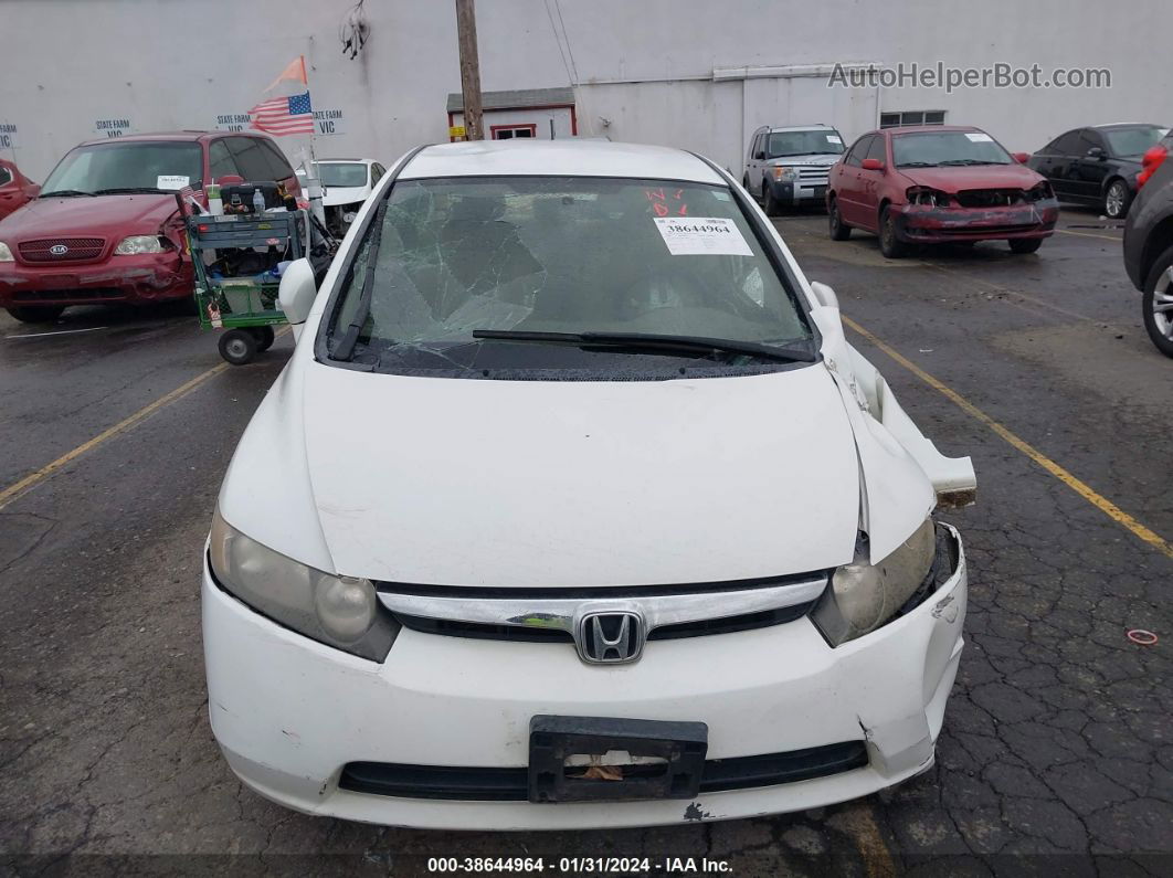 2006 Honda Civic Hybrid   White vin: JHMFA36256S019088