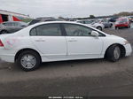 2006 Honda Civic Hybrid   White vin: JHMFA36256S019088