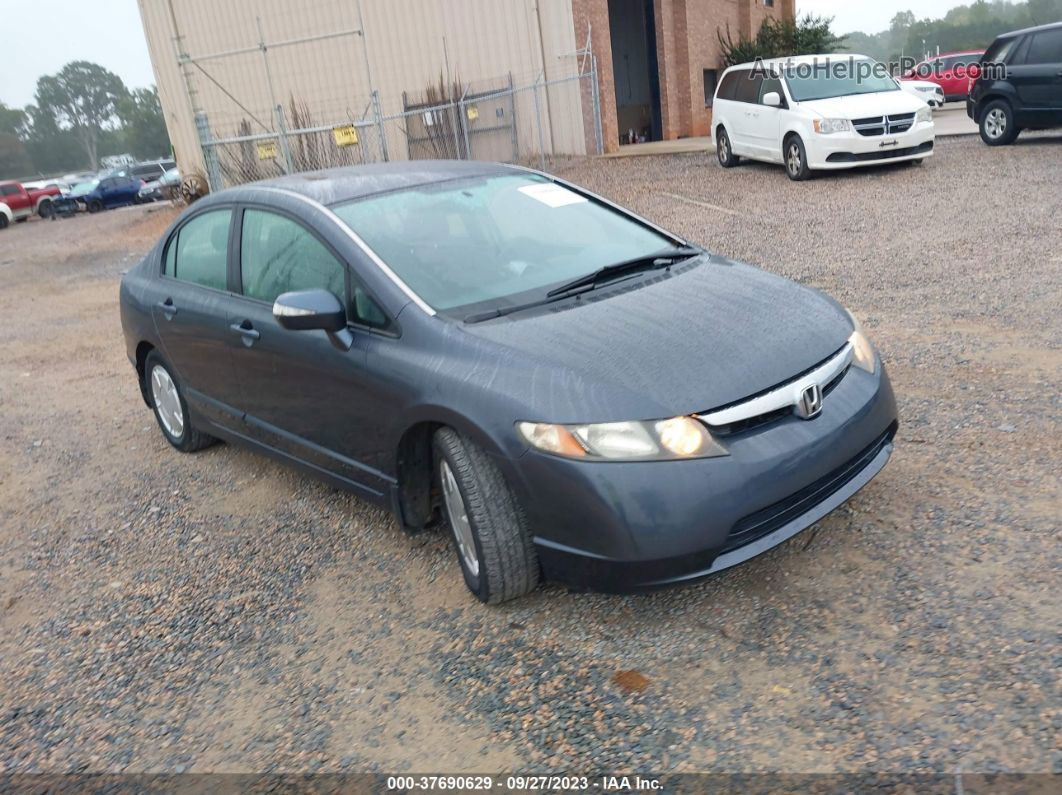 2006 Honda Civic Hybrid   Gray vin: JHMFA36256S019771