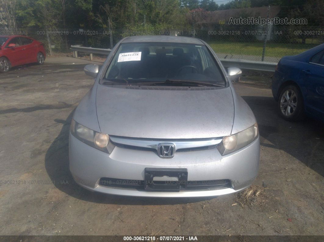 2006 Honda Civic Hybrid Silver vin: JHMFA36256S026395