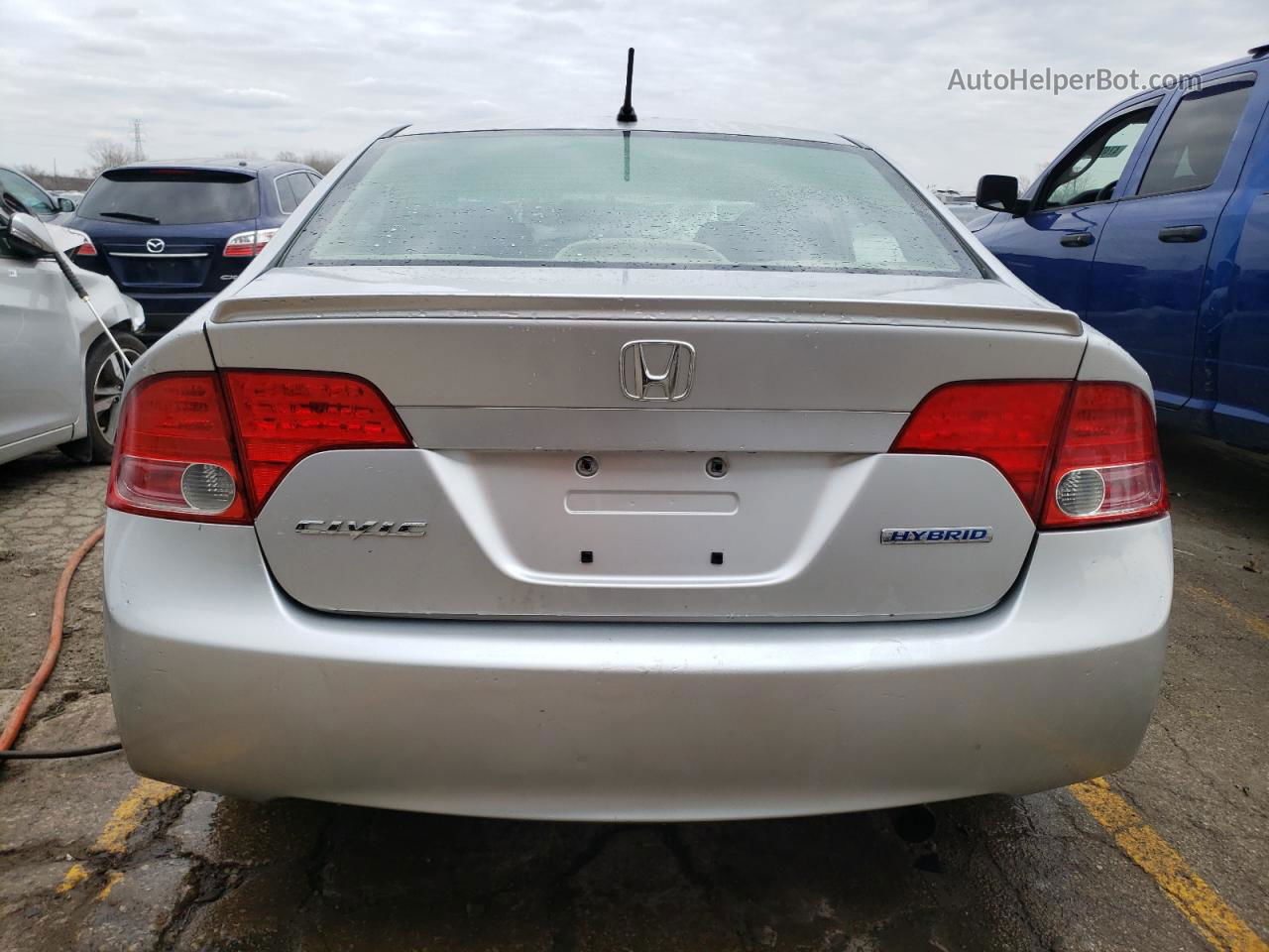 2008 Honda Civic Hybrid Серебряный vin: JHMFA36258S002679