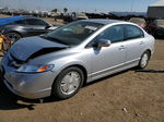 2008 Honda Civic Hybrid Silver vin: JHMFA36258S005551