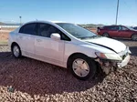 2008 Honda Civic Hybrid White vin: JHMFA36258S008997