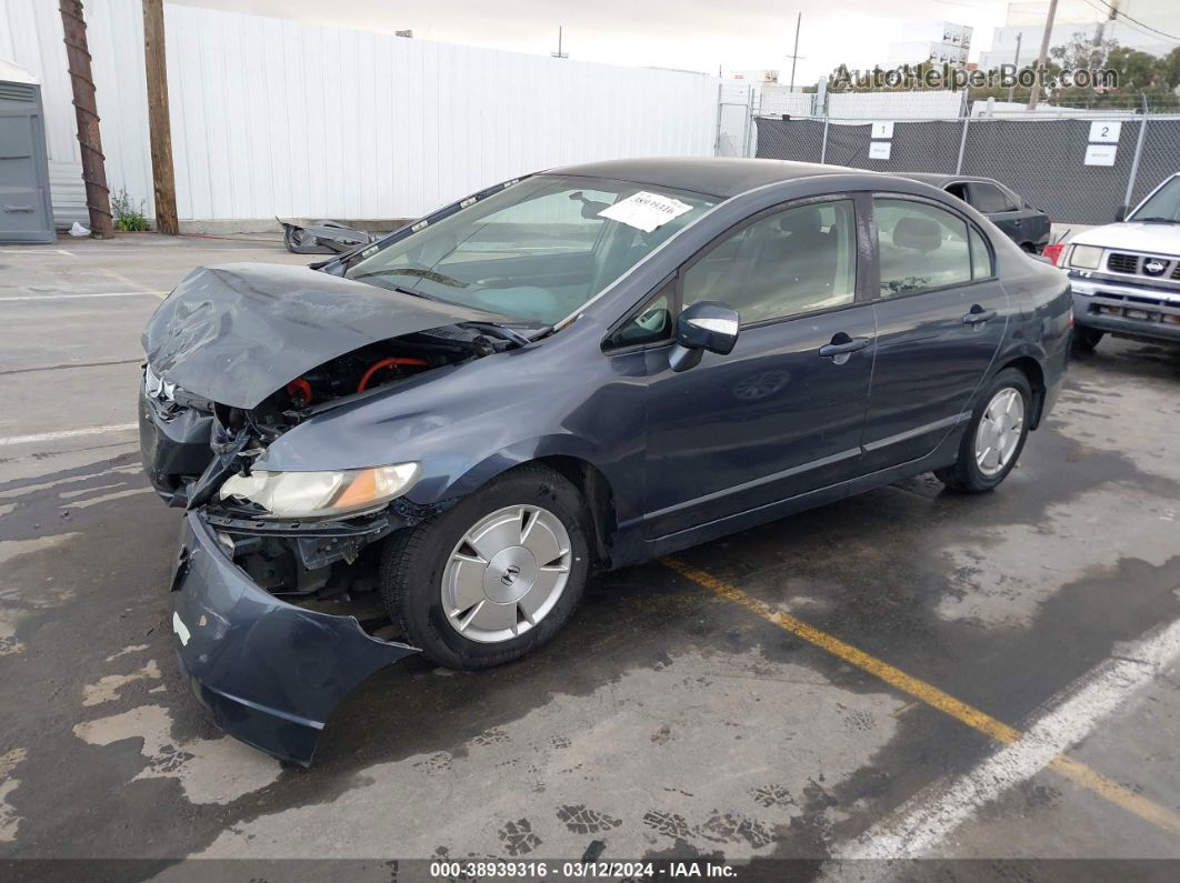 2006 Honda Civic Hybrid   Gray vin: JHMFA36266S003871