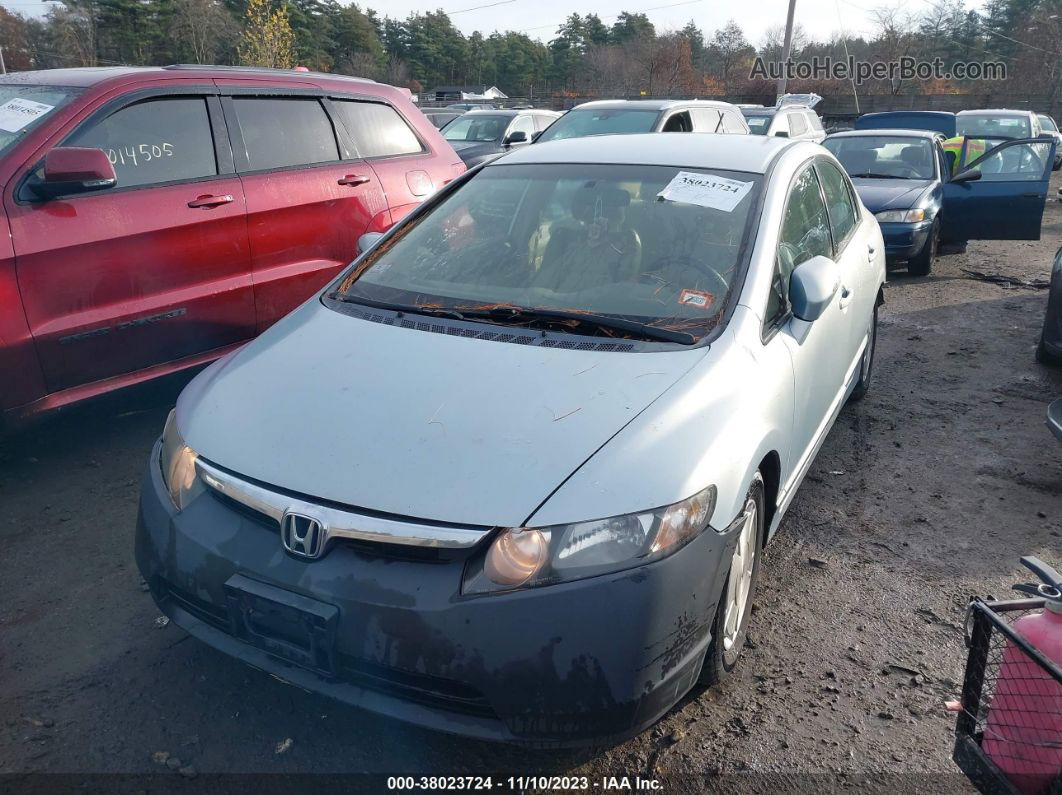 2006 Honda Civic Hybrid Light Blue vin: JHMFA36266S007032