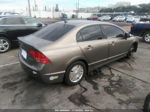 2006 Honda Civic Hybrid Gray vin: JHMFA36266S008424