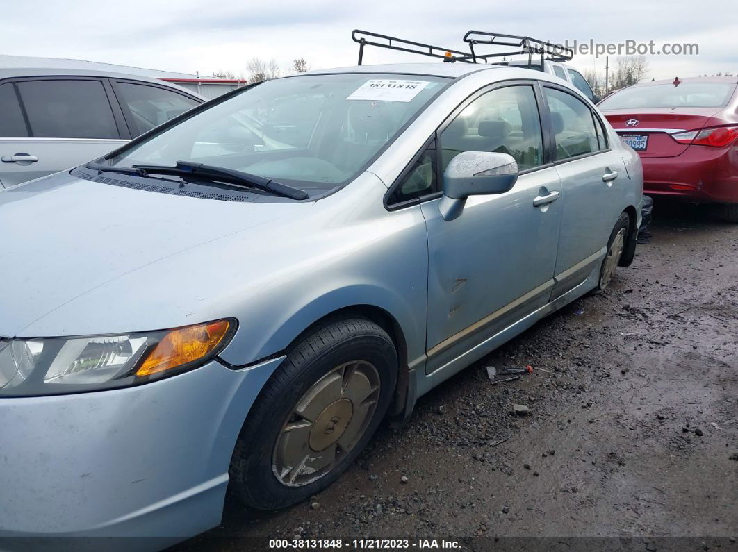 2006 Honda Civic Hybrid Blue vin: JHMFA36266S022694