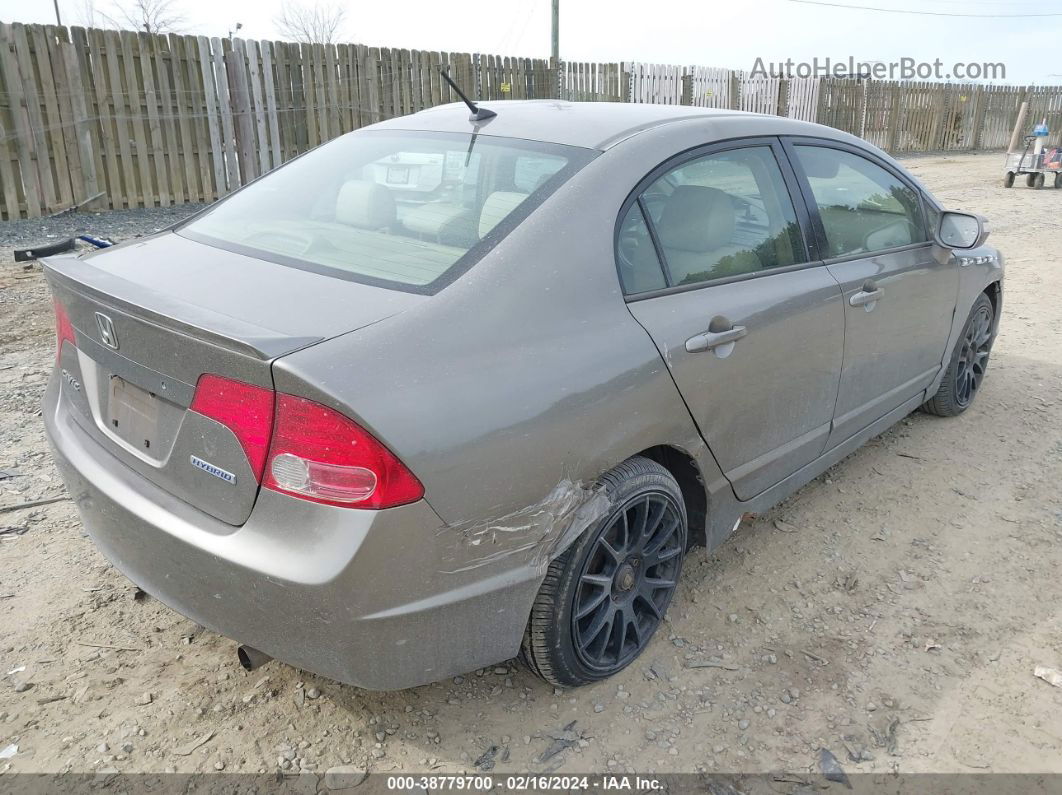 2006 Honda Civic Hybrid   Gray vin: JHMFA36266S023313