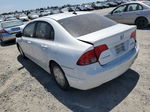 2008 Honda Civic Hybrid Белый vin: JHMFA36268S009396