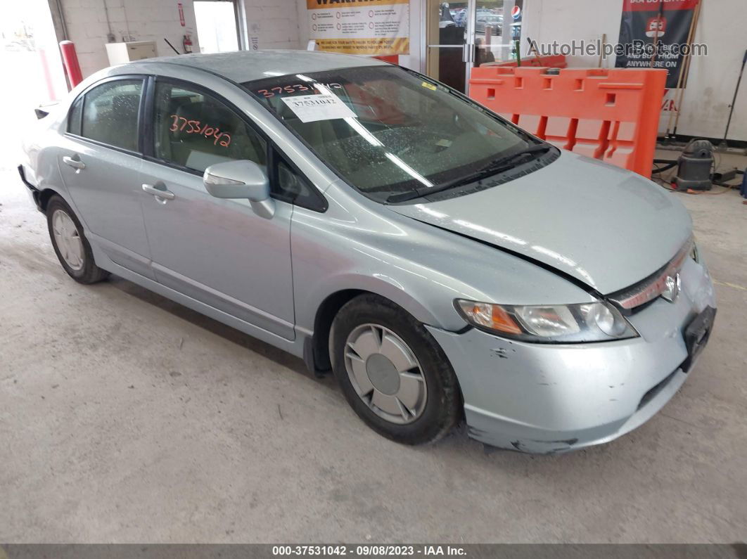 2008 Honda Civic Hybrid   Blue vin: JHMFA36268S012654