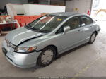 2008 Honda Civic Hybrid   Blue vin: JHMFA36268S012654