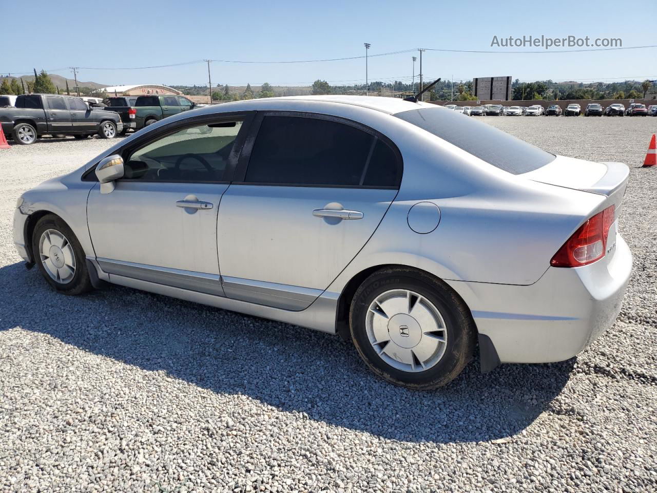 2006 Honda Civic Hybrid Серебряный vin: JHMFA36276S013597