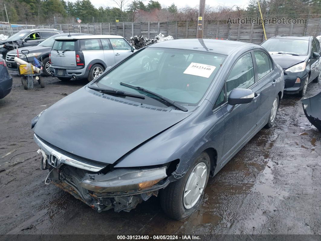 2006 Honda Civic Hybrid   Blue vin: JHMFA36276S024700