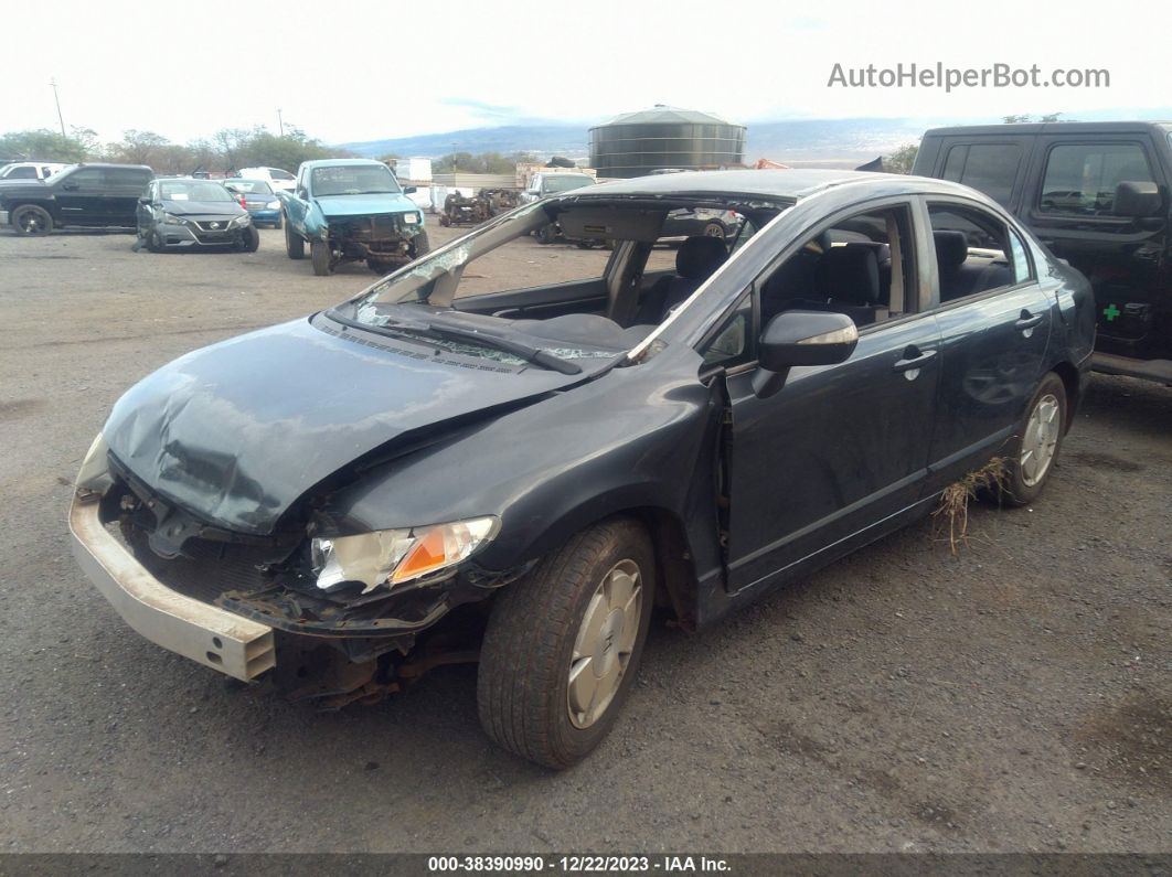 2006 Honda Civic Hybrid   Blue vin: JHMFA36276S026091