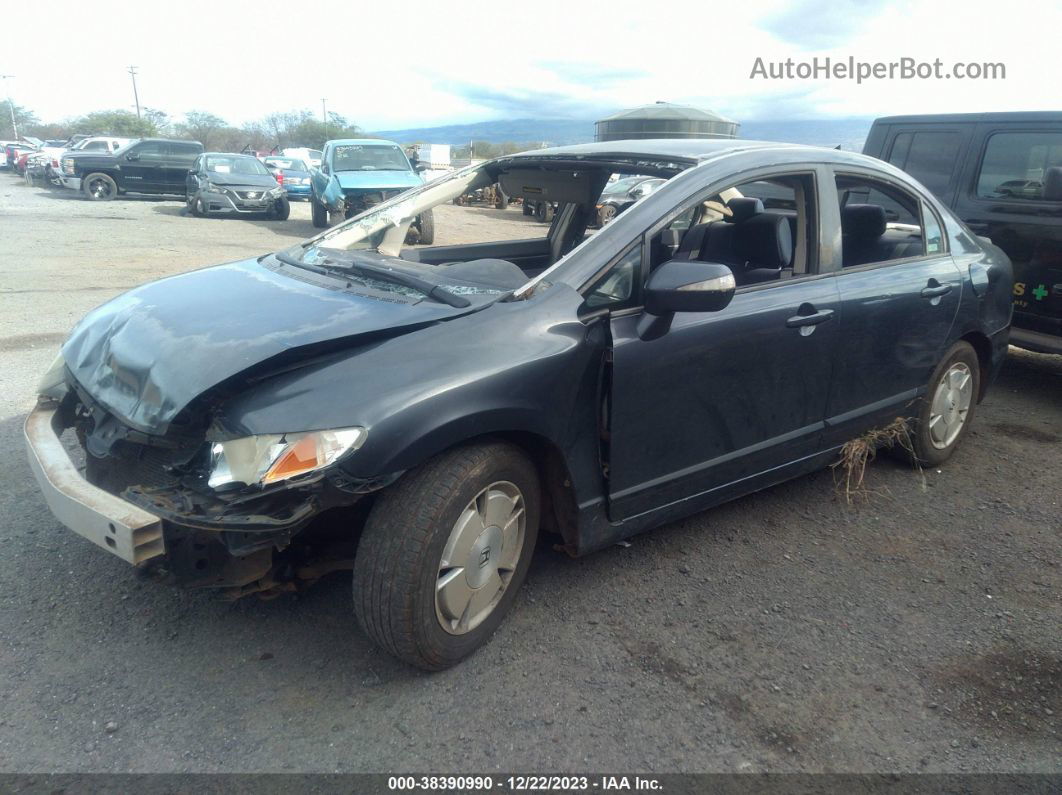 2006 Honda Civic Hybrid   Синий vin: JHMFA36276S026091