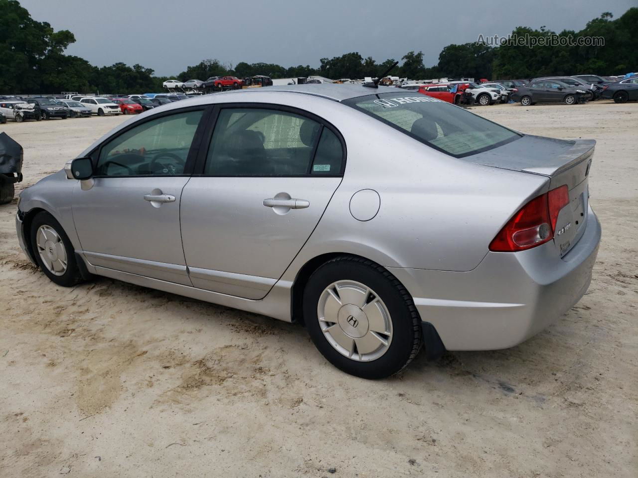 2008 Honda Civic Hybrid Silver vin: JHMFA36278S031018