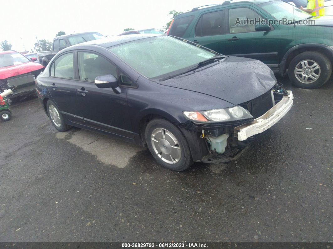 2006 Honda Civic Hybrid   Синий vin: JHMFA36286S003323