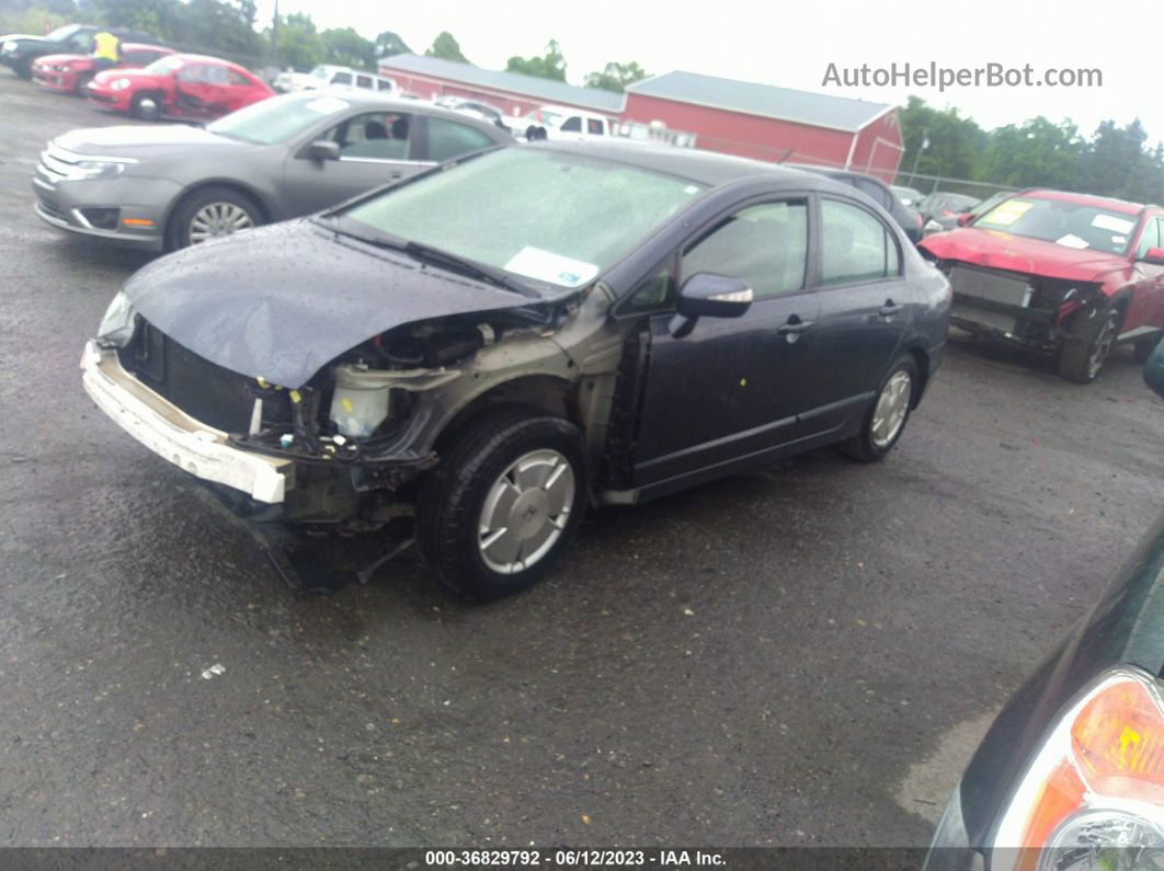 2006 Honda Civic Hybrid   Blue vin: JHMFA36286S003323