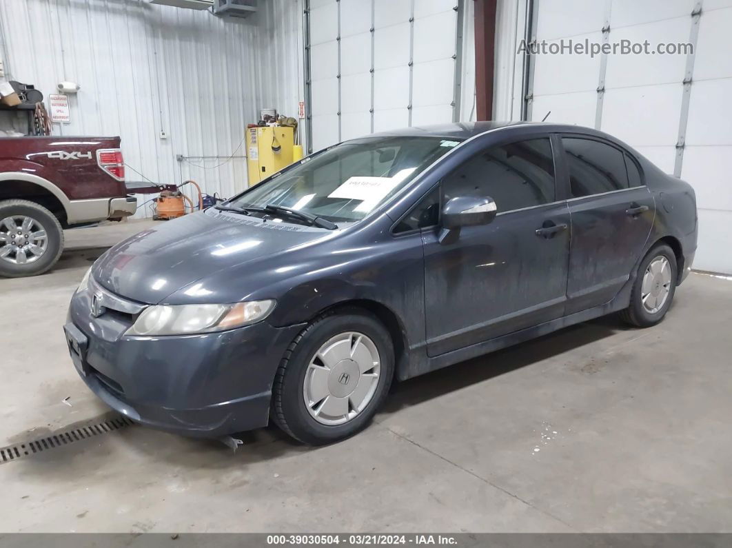 2006 Honda Civic Hybrid   Blue vin: JHMFA36286S004195