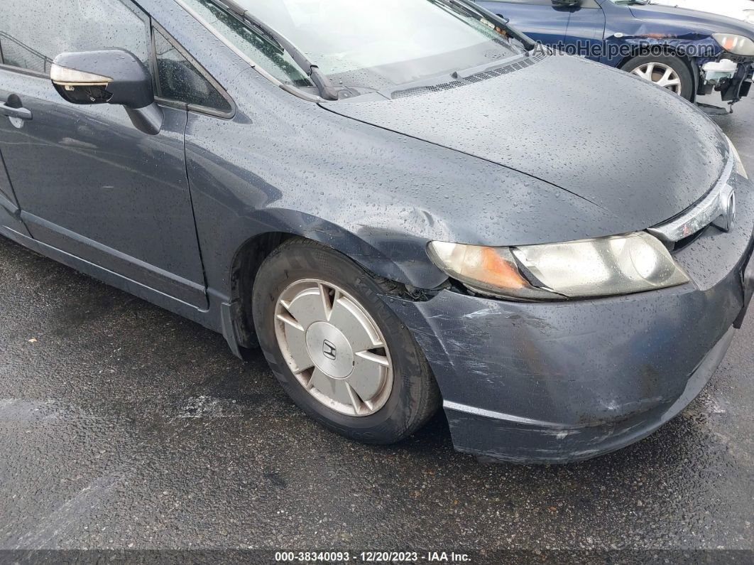 2006 Honda Civic Hybrid   Gray vin: JHMFA36286S006450