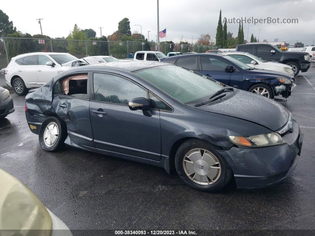 2006 Honda Civic Hybrid   Gray vin: JHMFA36286S006450