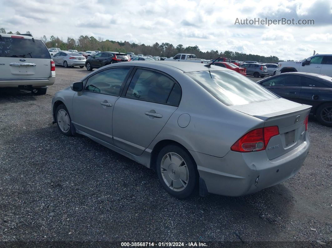 2006 Honda Civic Hybrid   Серебряный vin: JHMFA36286S013687