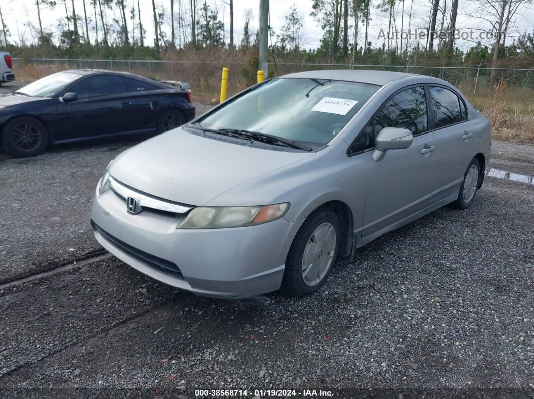 2006 Honda Civic Hybrid   Серебряный vin: JHMFA36286S013687