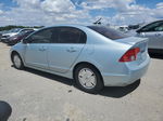 2008 Honda Civic Hybrid Blue vin: JHMFA36288S013272