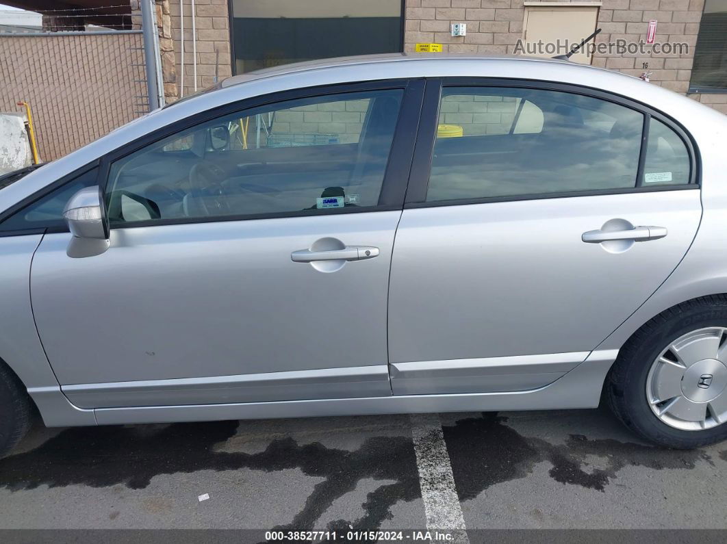 2006 Honda Civic Hybrid   Silver vin: JHMFA36296S009017